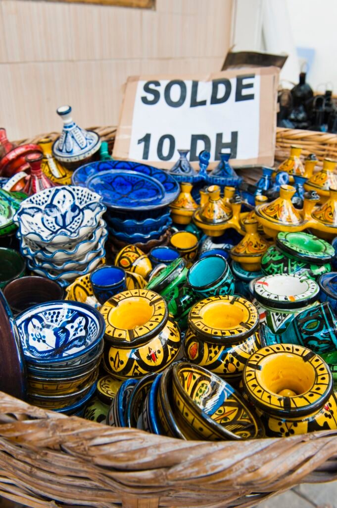 This photo was taken inside the old medina of Essaouira (formerly Mogador), where a healthy variety