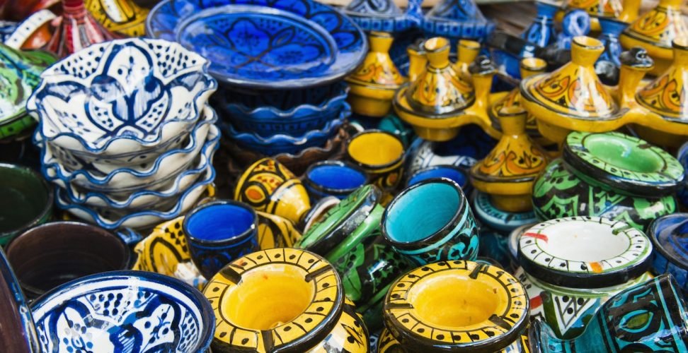 This photo was taken inside the old medina of Essaouira (formerly Mogador), where a healthy variety